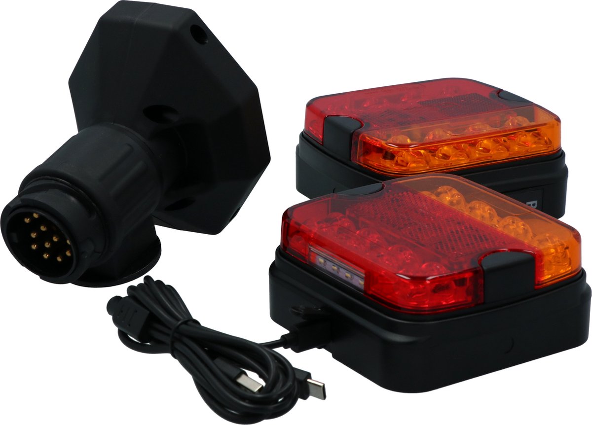 Carpoint Bluetooth LED-Rücklichter Magnet 13-polig