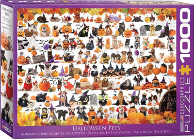 Eurographics Puzzle Halloween Tiere Puzzle 1000 Teile Pappe.