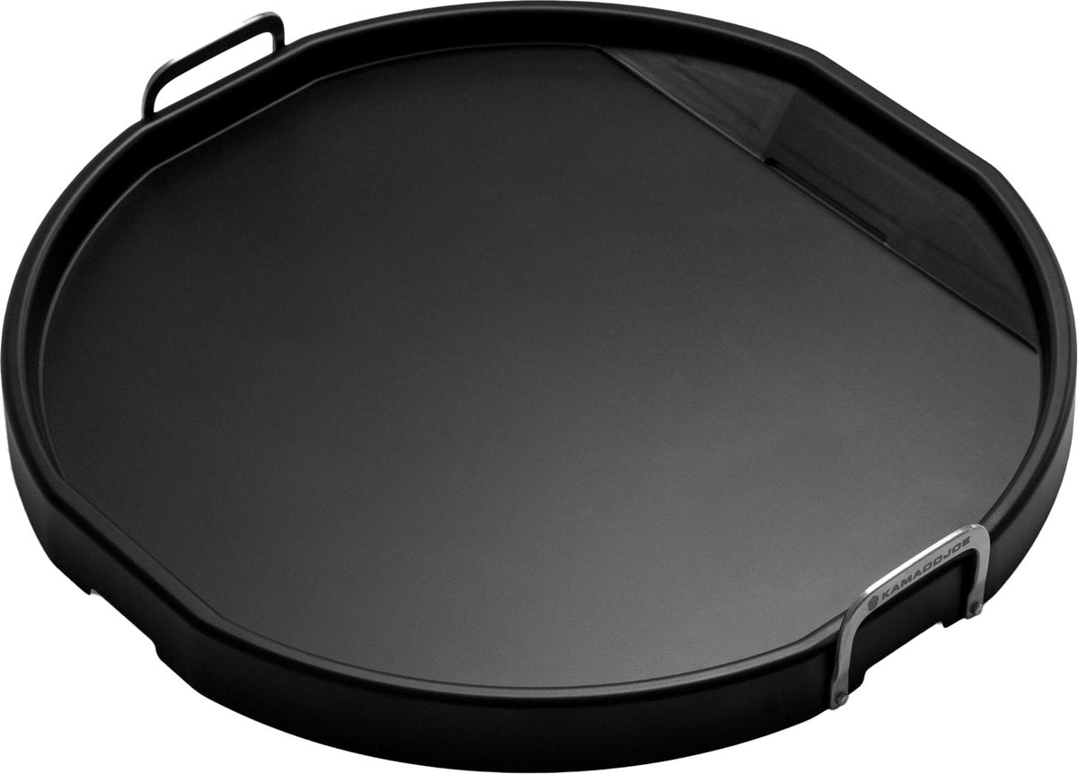 Kamadojoe kamado joe® Karbonstahl-Grillplatte Big Joe® – für vielseitiges Kochen auf dem Kamado BBQ – Griddle Plancha