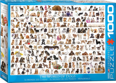 Eurographics – Die Welt der Hunde – 1000 Teile 68×48cm (B×H) – Puzzle