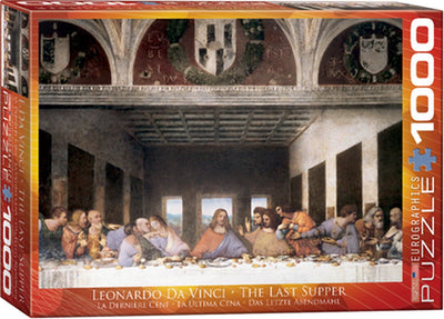 Eurographics – Das letzte Abendmahl [il cenacolo] – Leonardo da Vinci – 1000 Teile 68 × 48 cm (B × H) – Kunstpuzzle