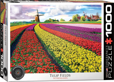 Eurographics – Tulpenfelder Niederlande [Tulpenfelder Niederlande] – 1000 Teile 68×48cm (B×H) – Puzzle
