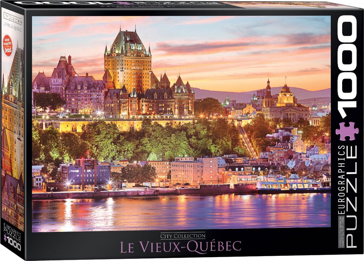 Eurographics – altes Quebec [le vieux Quebec] – 1000 Teile 68×48 cm (B×H) – Puzzle