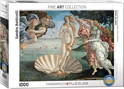 Eurographics – Die Geburt der Venus [la nascita di venere] – Sandro Botticelli – 1000 Teile 48 × 68 cm (B × H) – Kunstpuzzle