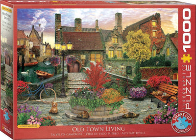 Eurographics – Living in the Old Town [Old Town Living] – David Maclean – 1000 Teile 68 x 48 cm (B x H) – Puzzle