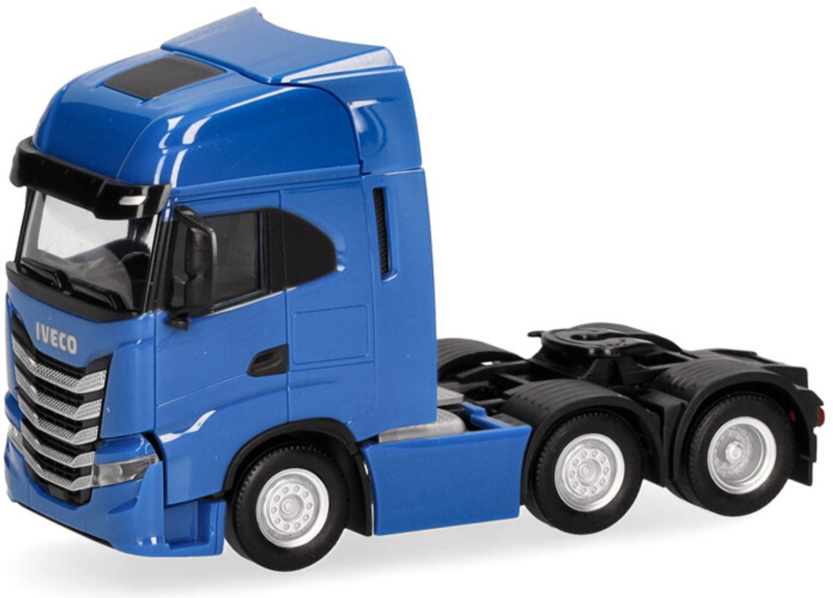 Herpa Iveco S-Way 6x2, blau