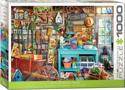 Eurographics – Der Blumenschuppen – 1000 Teile 68×48cm (B×H) – Puzzle