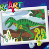 Ravensburger Kreart Gemälde auf Song Wandering Dinosaurus