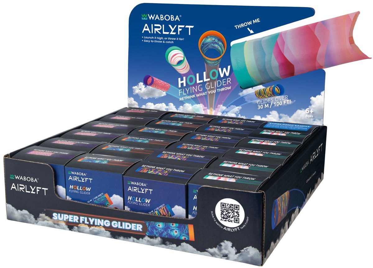 Waboba Airlyft Outdoor-Spielzeuggleiter – 8,2 Zoll – 210 mm – Wurfspielzeug.