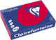 Clairefontaine Trophäe intensiv, farbiges Papier, A4, 160 g, 250 Blatt, Kirschrot