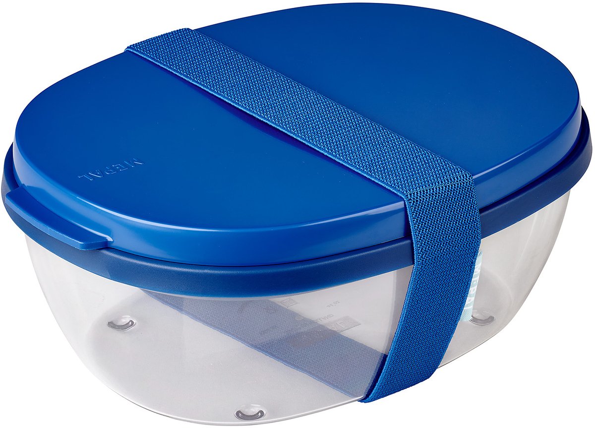 Mepal - Ellipse Lunchbox - 1425 ml - Salatbox - Vivid Blue