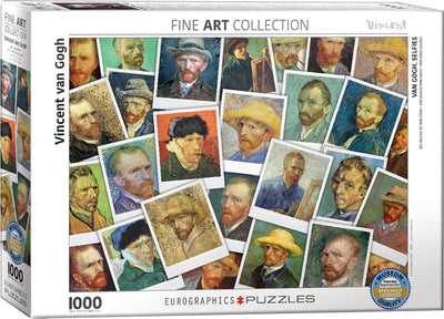 Eurographics – Selbstporträts [Van Gogh Selfies] – Vincent Van Gogh – 1000 Teile 68 x 48 cm (B x H) – Puzzle