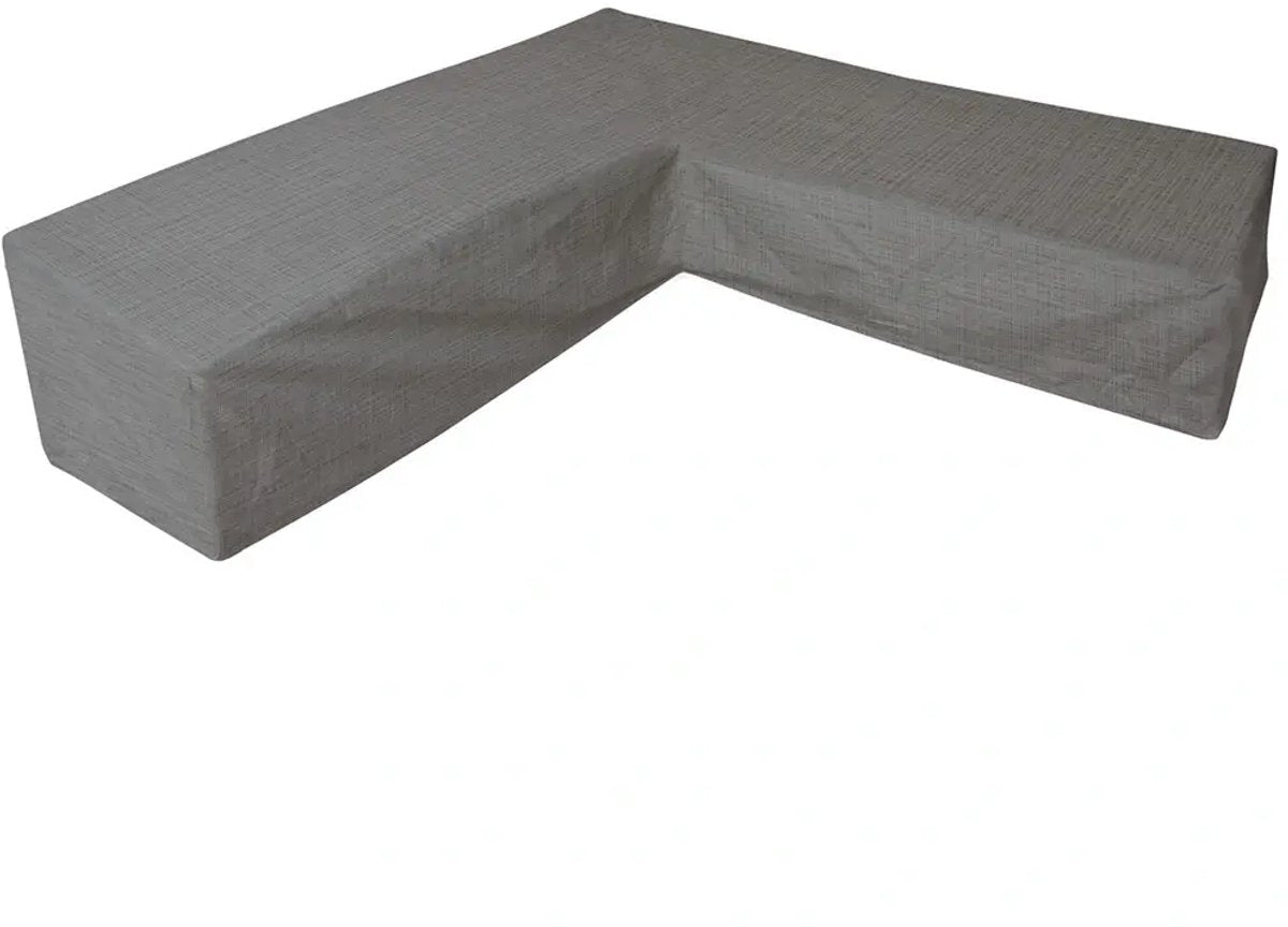 Wasserdichter Eurotrail-Bezug für L-förmiges Lounge-Set, Ecksofa, Cantonic 330x330x100 70 cm, grau
