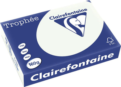 Clairefontaine Trophäe Pastell A4 hellgrün 160 g 250 Blatt