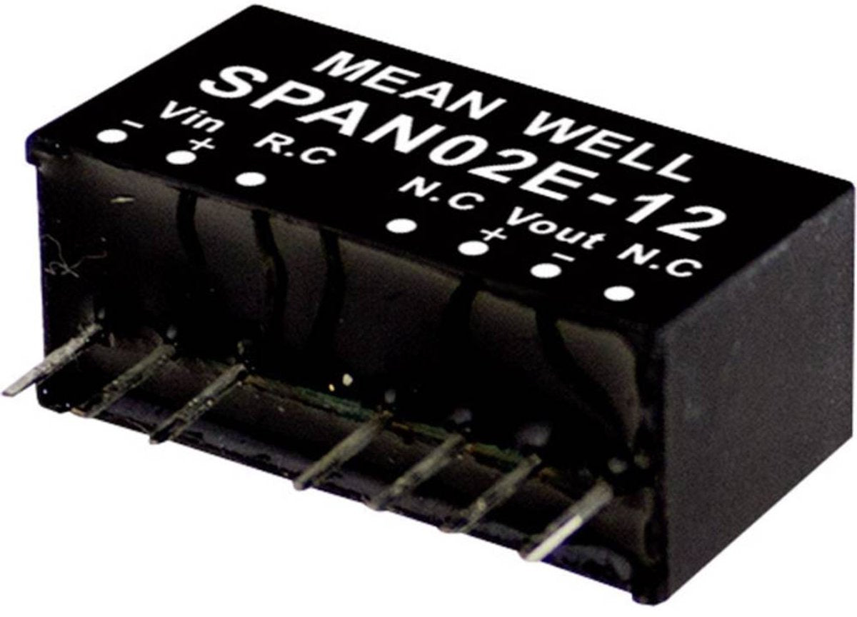 MW Mean Well Span02B-15 DC-DC-Wandlermodul 134 mA 2 W Anzahl der Ausgänge: 1 x Inhalt 1 Stück(e)