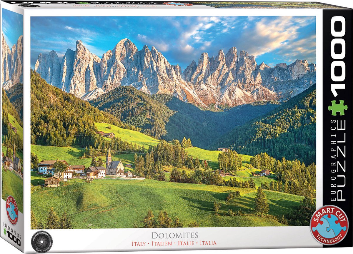 Eurographics – Dolomiten, Italien – 1000 Teile 68×48cm (B×H) – Puzzle