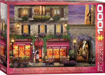 Eurographics – The Red Hat Restaurant Paris [The Red Hat Restaurant Paris] – 1000 Teile 68 x 48 cm (B x H) – Puzzle