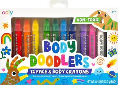 Ooly – Body-Doodler – Gesichts- und Körpermalstifte – leicht abwaschbar