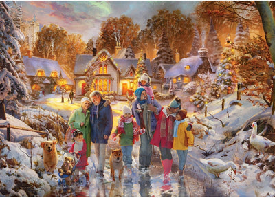 Gibsons – Boxing Day Walk (von Simon Mendez) – 500 Teile 48 × 34 cm (B × H) – Puzzle für Erwachsene