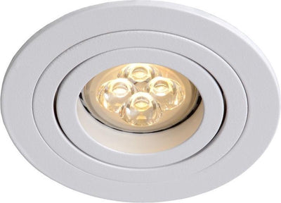 Lucide Tube - Einbaustrahler - ø 9,2 cm - 1xGU10 - Weiß