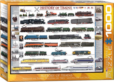 Eurographics – Geschichte der Züge – 1000 Teile 68×48cm (B×H) – Puzzle