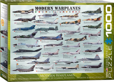 Eurographics – Andere Kampfflugzeuge [moderne Kampfflugzeuge] – 1000 Teile 68×48 cm (B×H) – Puzzle