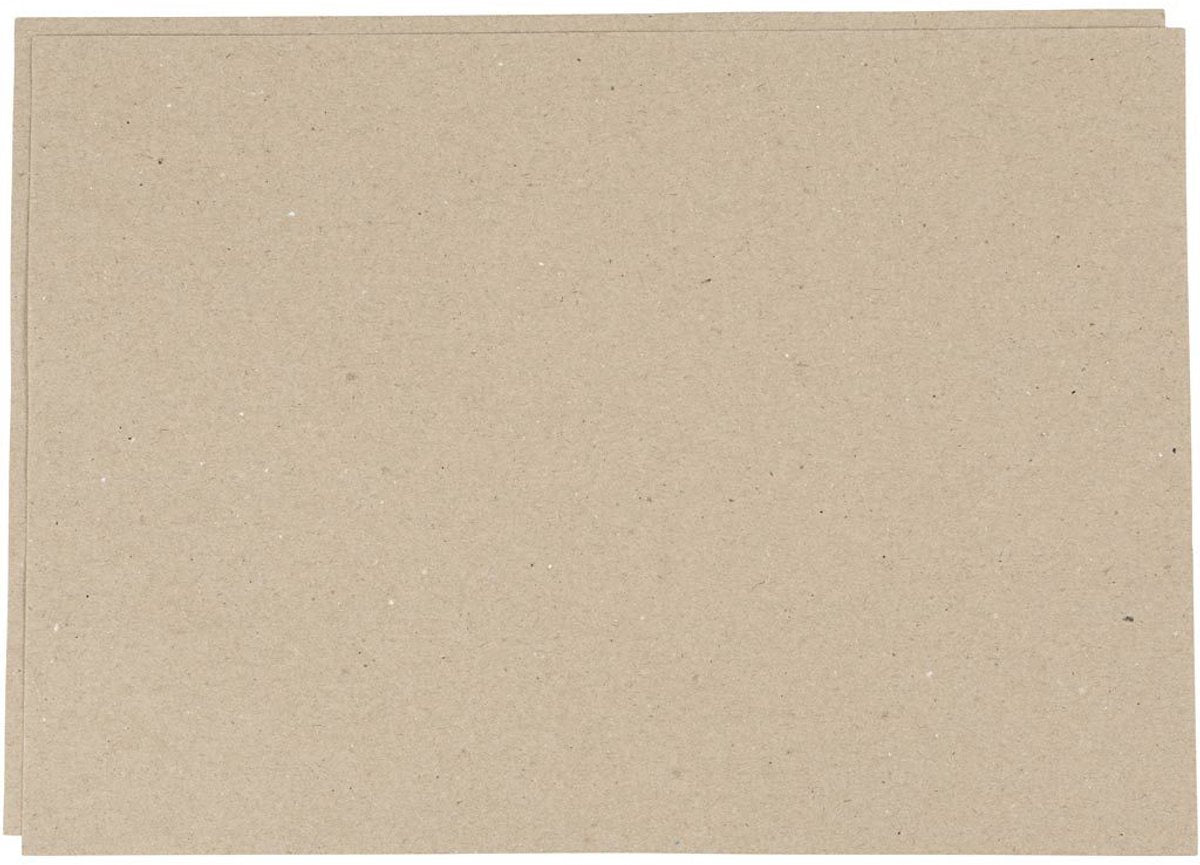 Creativ Company Kraftpapier, A3, Blatt 297x420 mm, 135 gr, graubraun, 500 Blatt 1 Karton