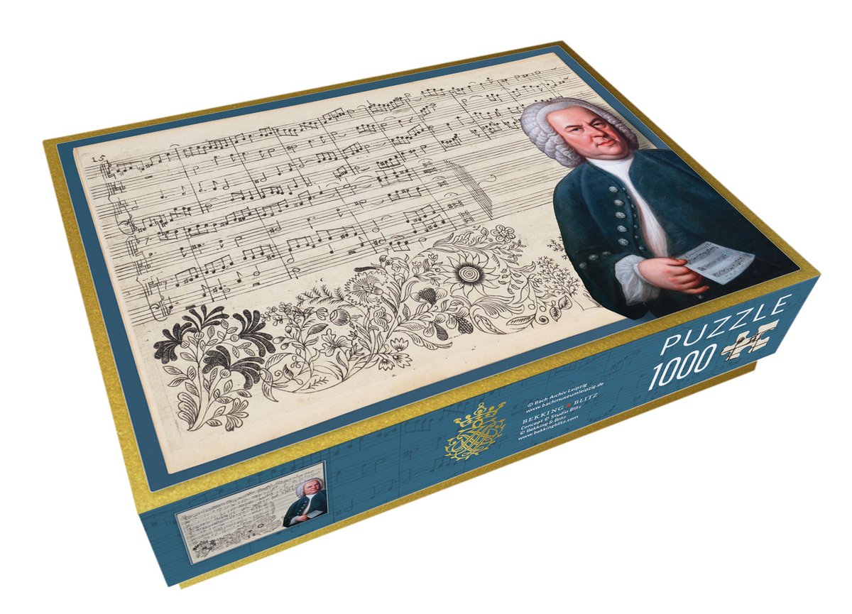 Bekking Blitzpuzzle (1.000 Teile): die kanta, j.s. Bach, Bach-Archiv Leipzig