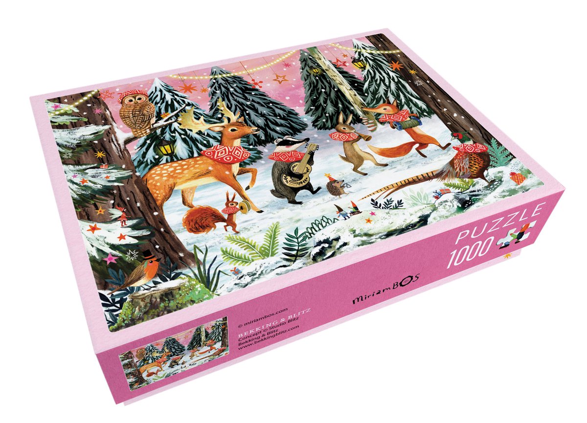 Bekking Blitzpuzzle 1.000 Teile Weihnachten