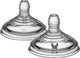 Tommee Tippee Natural Start Flaschensauger – hohe Fördergeschwindigkeit ab 6 m – 2er-Set