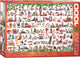 Eurographics Weihnachtskatzen (1000 Teile) – Puzzle