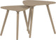 Woood Nila Beistelltische – Holz – Sand – 2er-Set