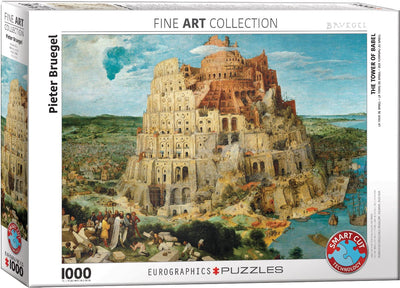 Eurographics – Der Turm von Babel – Pieter Bruegel der Ältere – 1000 Teile 68 x 48 cm (B x H) – Kunstpuzzle