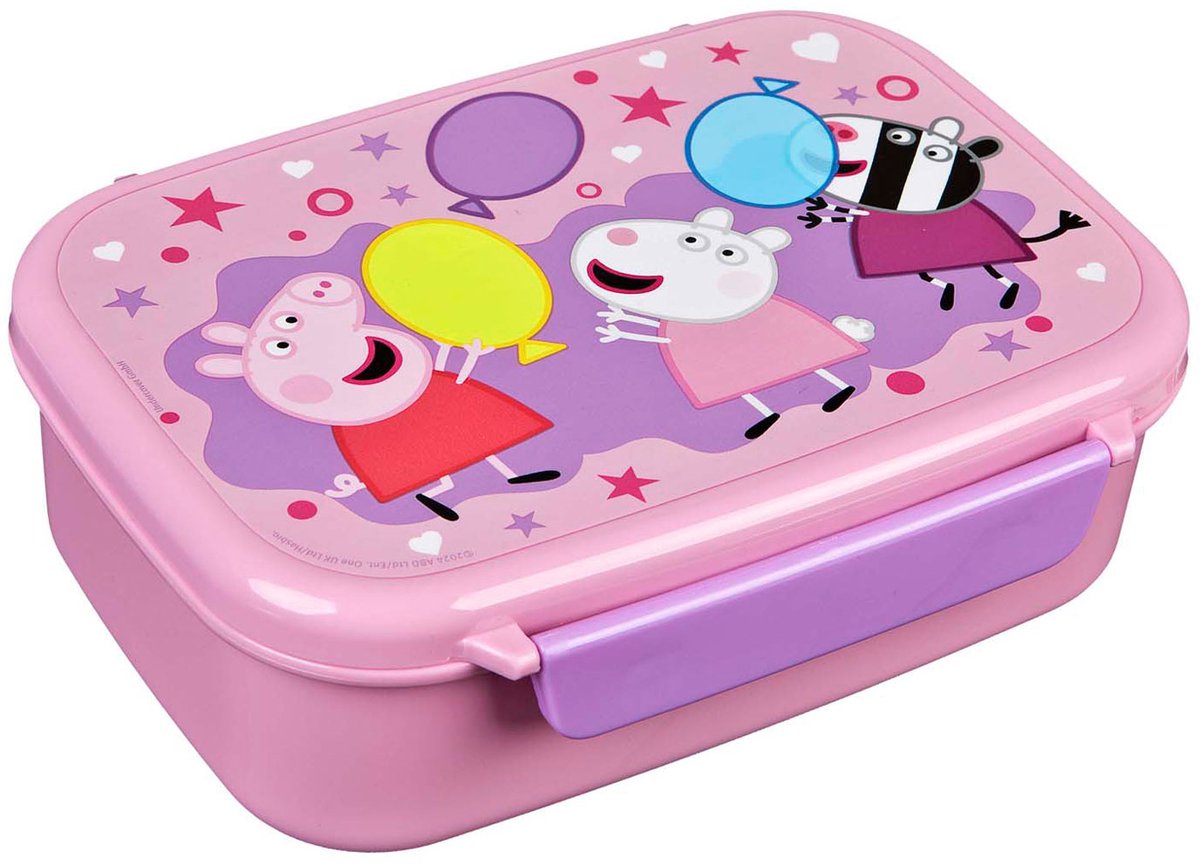 Undercover Peppa Pig Bunchbox mit Snack Tablett