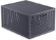 Curver Kaya Aufbewahrungskorb – 20 l – 37,6 x 30 x 20,7 cm – Anthrazit