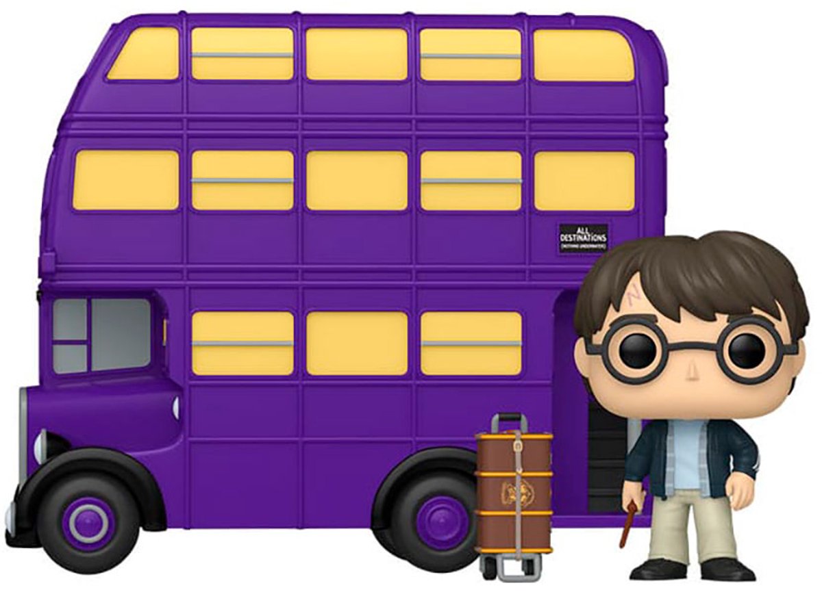 Funko Harry Potter Harry Potter mit Ritterbus (Pop! Ride Super Deluxe) Vinylfigur 139 Unisex Pop! - neutral - Standard