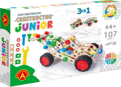 Alexander Toys Konstrukteur Junior - 3×1 - Sportwagen - 107-tlg