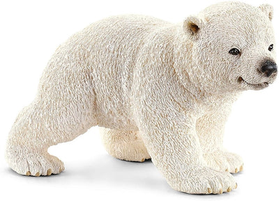 Schleich Wild Life Eisbärjunges – Lernspielzeugfigur aus Kunststoff.