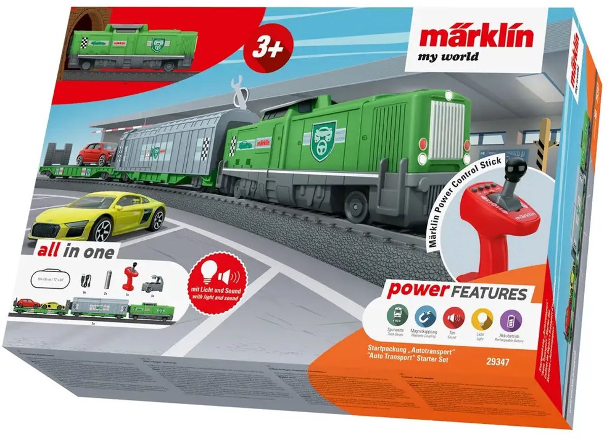 Märklin My World Startset Autotransport für Kinder ab 3 Jahren