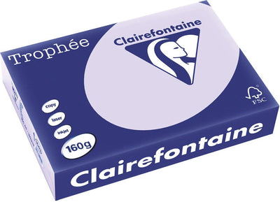 Clairefontaine Trophäe Pastell A4 Flieder 160 g 250 Blatt