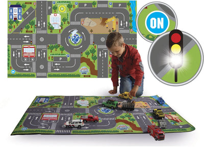Kids Globe Play Dolling -Verkehr mit LED -Ampeln