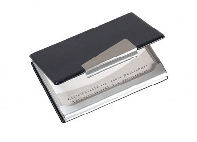 Sigel Visitenkartenhalter – Aluminium – für 20 Karten – si-vz131