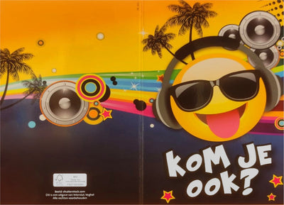 Pic Einladungen Emoji Troal DJ, 6 Stk.