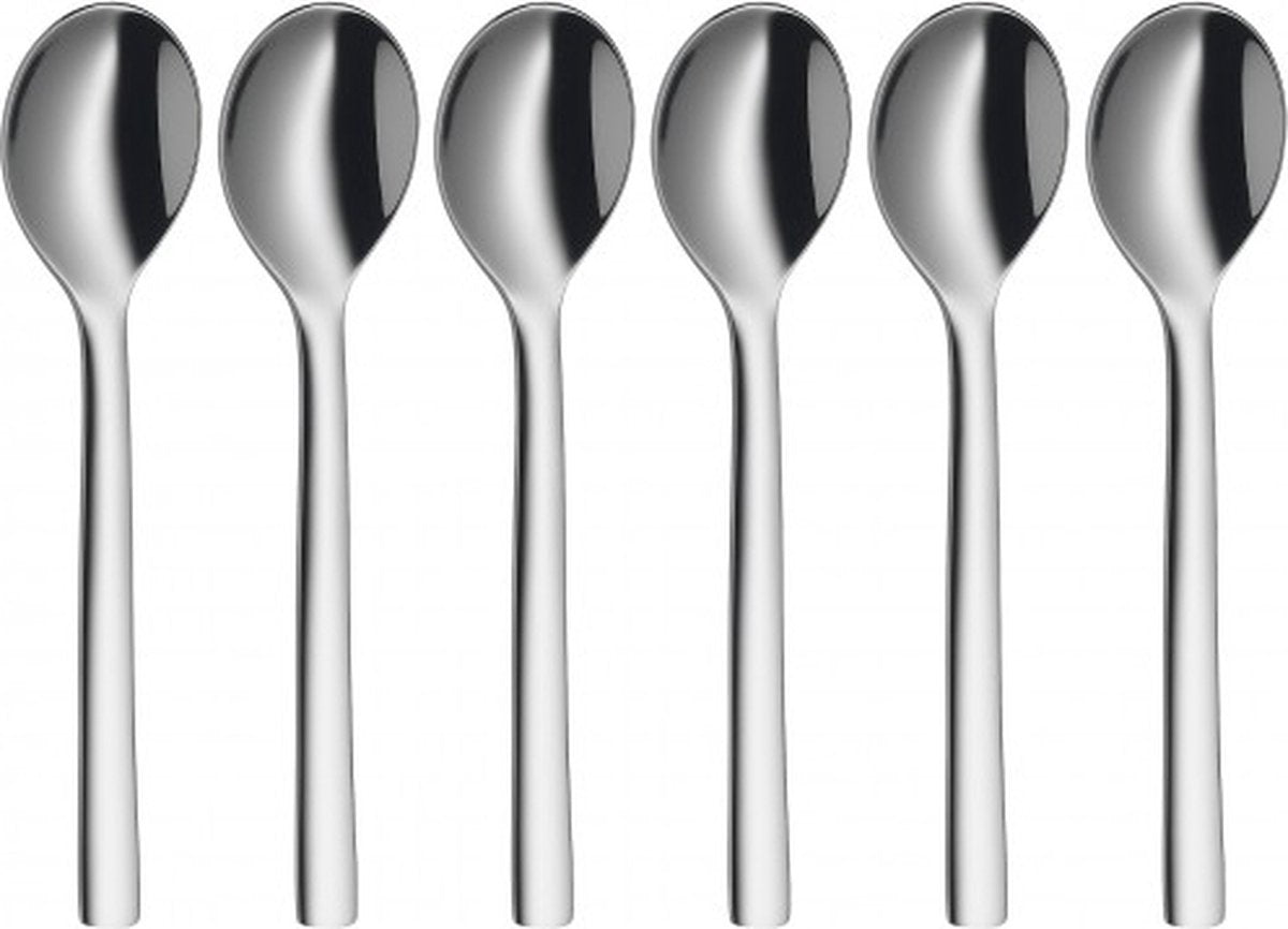 Wmf nuova – Espresso-Kaffeelöffel – 6-teilig – Edelstahl – 11 cm – spülmaschinenfest