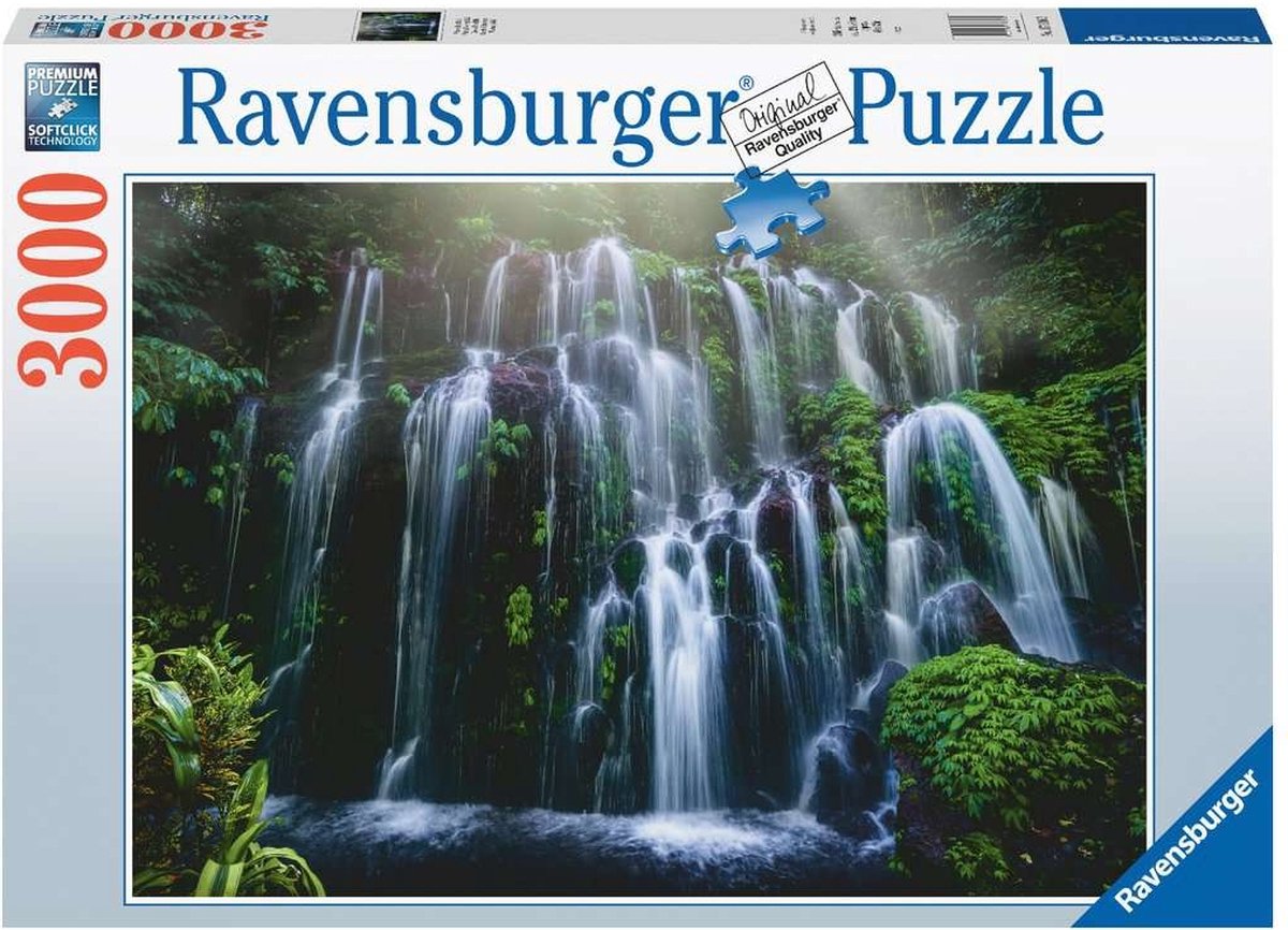 Ravensburger Puzzle Wasserfall auf Bali - Puzzle - 3000 Teile