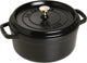Staub Bratpfanne - rund - 24 cm - schwarz