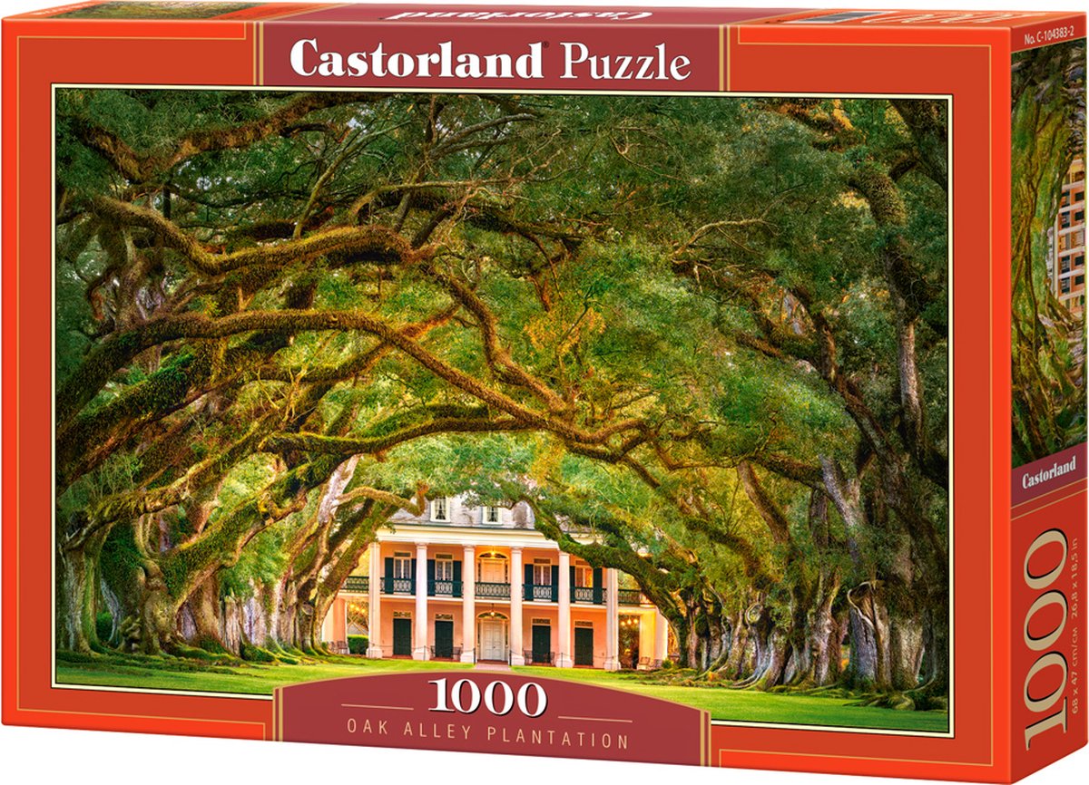 Castorland Oak Alley Plantation – Puzzle – 1.000 Teile – Satin-Finish – perfekte Passform – europäische Qualität