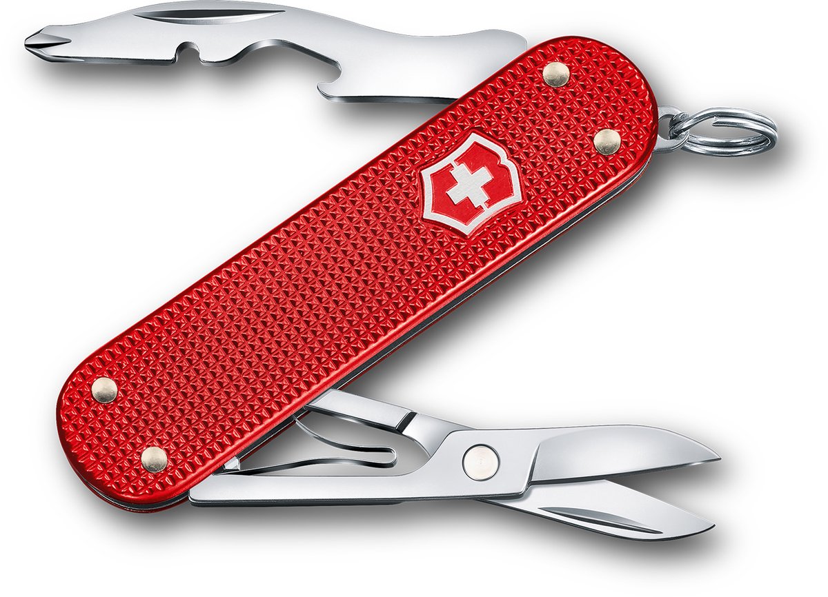 Victorinox Companion Alox S Taschenmesser – 58 mm – 5 Funktionen – Rot