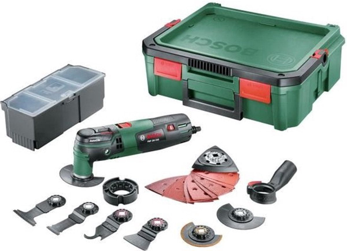 Bosch PMF 250 ces Multifunktionswerkzeug – oszillierend – 250 Watt – inklusive Kunststoffkoffer