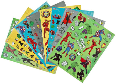 Undercover Stickerboek Avengers mit 8 Blättern